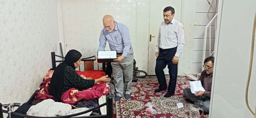 دیدار با مستمری بگیر سکینه کعبی