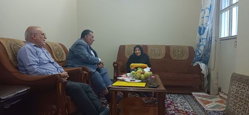 تکریم و دلجویی از خانواده بازنشسته متوفی یوسف عزیززاده