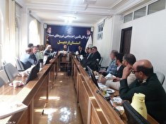 جلسه هماهنگی صندوق خدمات بیمه نیروهای مسلح استان اردبیل