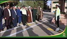 مراسم تجلیل از پیشکسوتان در صبحگاه مشترک نیروهای مسلح استان