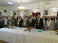 برگزاری مراسم ضیافتی با حضور ۷۰ تن از پیشکسوتان جانباز و رزمنده دفاع مقدس استان البرز
