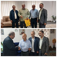 دیدار رئیس کانون بازنشستگان انتظامی مازندران با ۲ عضو وابسته در شهرستان آمل