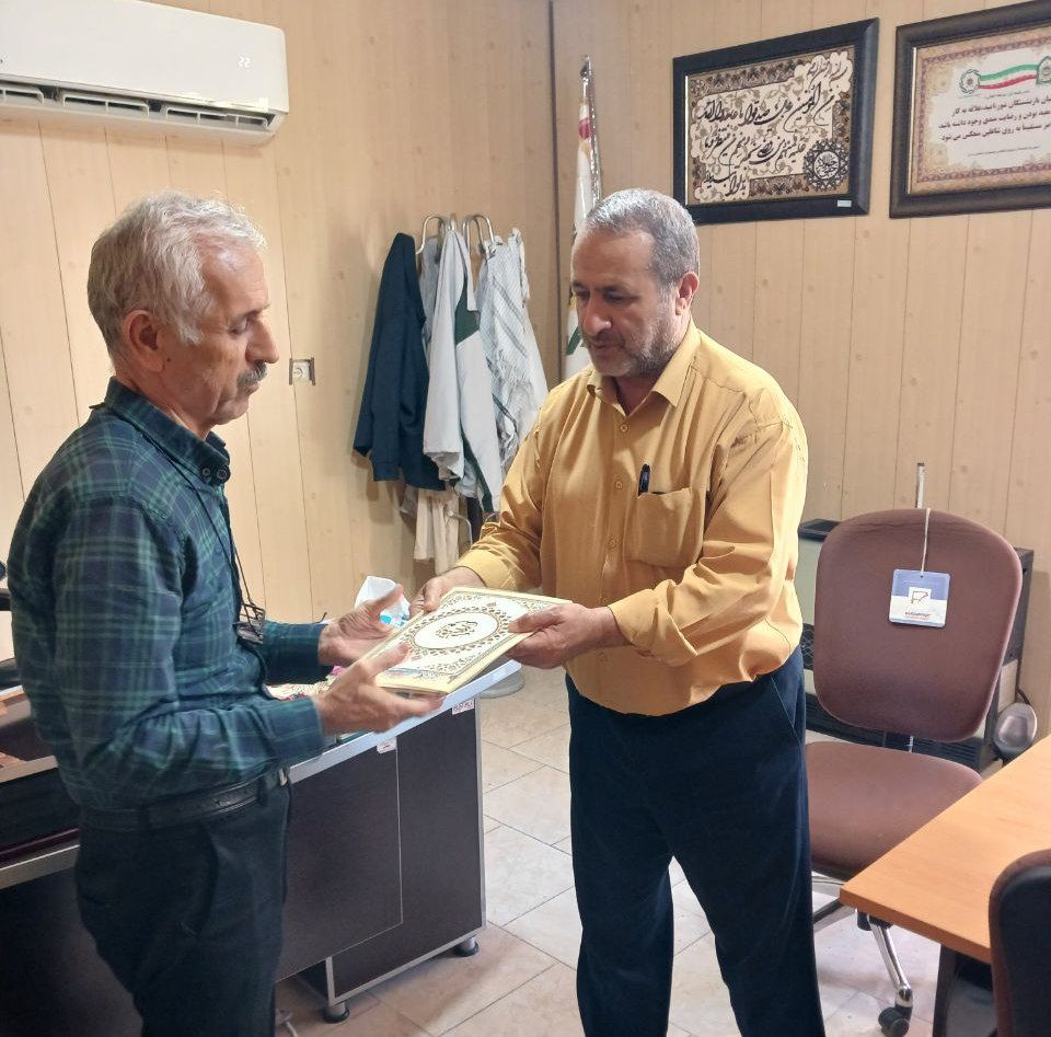 دیدار رئیس کانون بازنشستگان انتظامی مازندران با عضو وابسته محمد موسوی در ساری