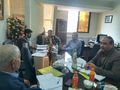 جلسه کمسیون حمایت  ازمعسرین در اداره بازنشستگی  نیروهای مسلج استان