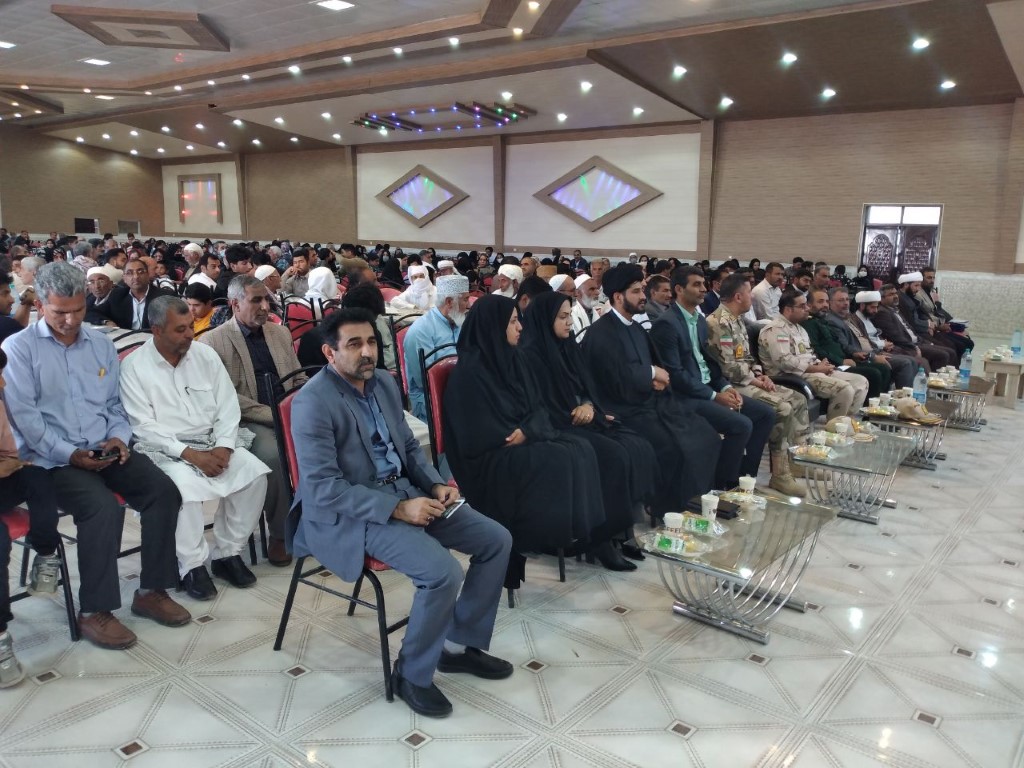 برگزاری مراسم ضیافت خانوادگی اعضای وابسته نیروهای مسلح حوزه سیستان در شهرستان هیرمند