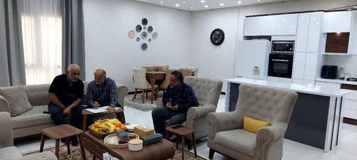 دیدار مسئول دفتر نمایندگی با بازنشسته ابراهیم راز