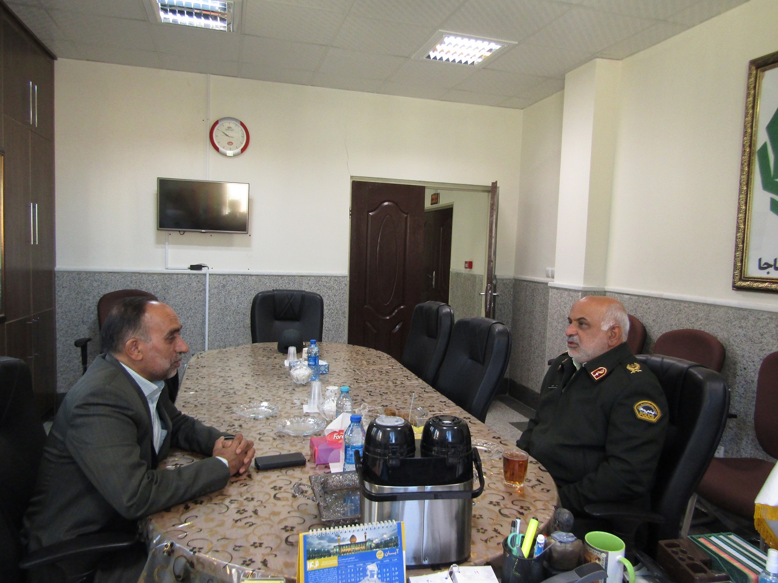 حضورسردارفرمانده انتظامی استان کرمان درکانون بازنشستگان انتظامی کرمان