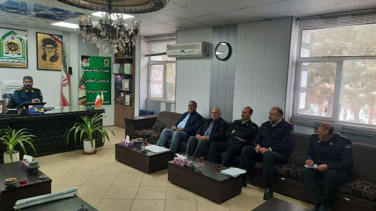 برگزاری جلسه تحول آفرینی ( قرارگاه تابان )فرماندهی انتظامی شهرستان بروجرد