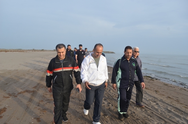 برگزاری ماسابقات ورزشی در ساحل کیاشهر
