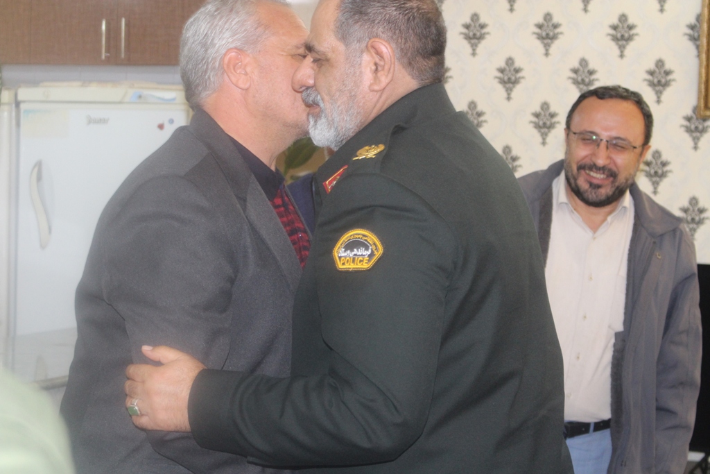 دیدار فرمانده انتظامی آذربایجان شرقی با عضو وابسته انتظامی در تبریز