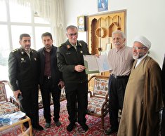 دیدار و ملاقات فرمانده انتظامی استان با بازنشسته فرهنگ معبودی
