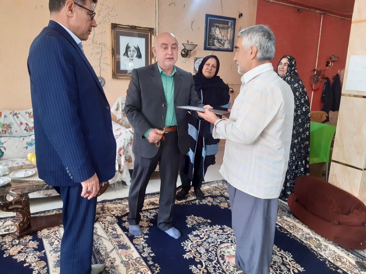 دیدار با 2  پیشکسوت بازنشسته استان کرمانشاه