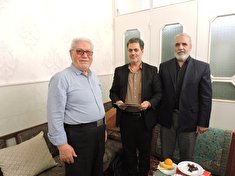 دیدار رئیس کانون بازنشستگان استان با آقای سید ترابعلی هاشمی
