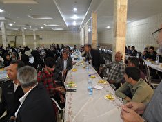 برگزاری ضیافت خانوادگی شهرستان جیرفت با حضور ۱۰۰ نفر بازنشسته و مستمری بگیر و خانواده آن‌ها