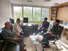 جلسه با رئیس بهداری ف.ا.ا.مازندران برگزار شد