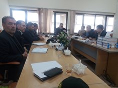 جلسه شورای هماهنگی اعضاء وابسته نیروهای مسلح استان اردبیل(قرارگاه تابان )