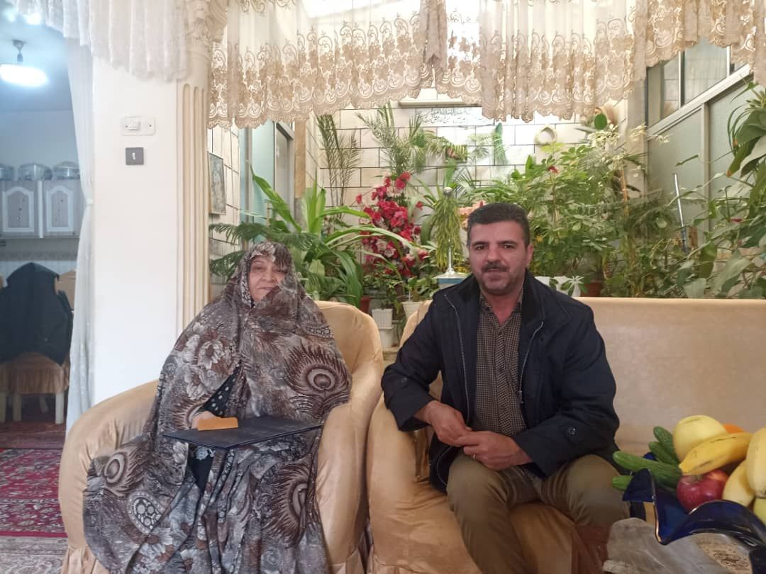 دیدار با خانواده پیشکسوت فقید مرحوم ابوالفضل رشاد