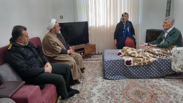 عیادت از پیشکسوت انتظامی شهرستان آستانه اشرفیه