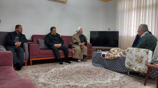 عیادت از پیشکسوت انتظامی شهرستان آستانه اشرفیه