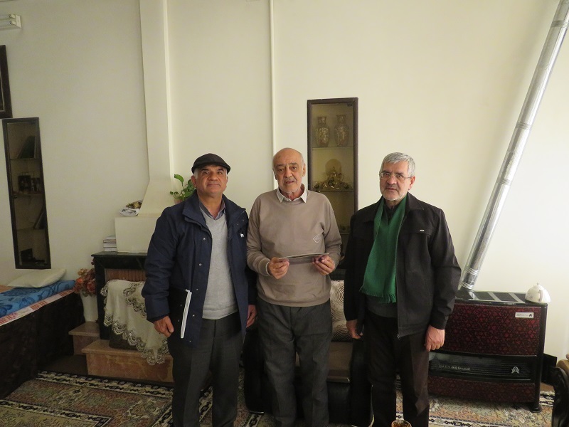 دیدار صمیمی با چهار نفر از بازنشستگان شهرستان یزد
