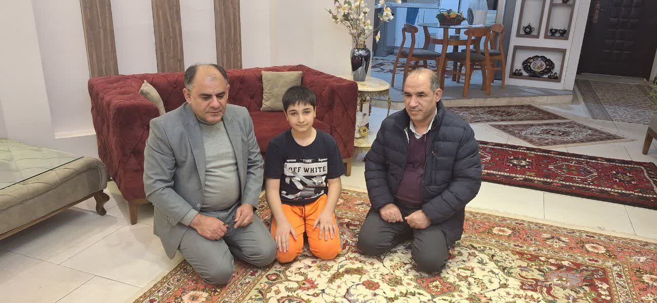 دیدار و سرکشی از 12 خانواده ایتام مستمری بگیر فراجا استان البرز