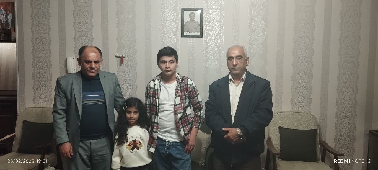 دیدار و سرکشی از 12 خانواده ایتام مستمری بگیر فراجا استان البرز