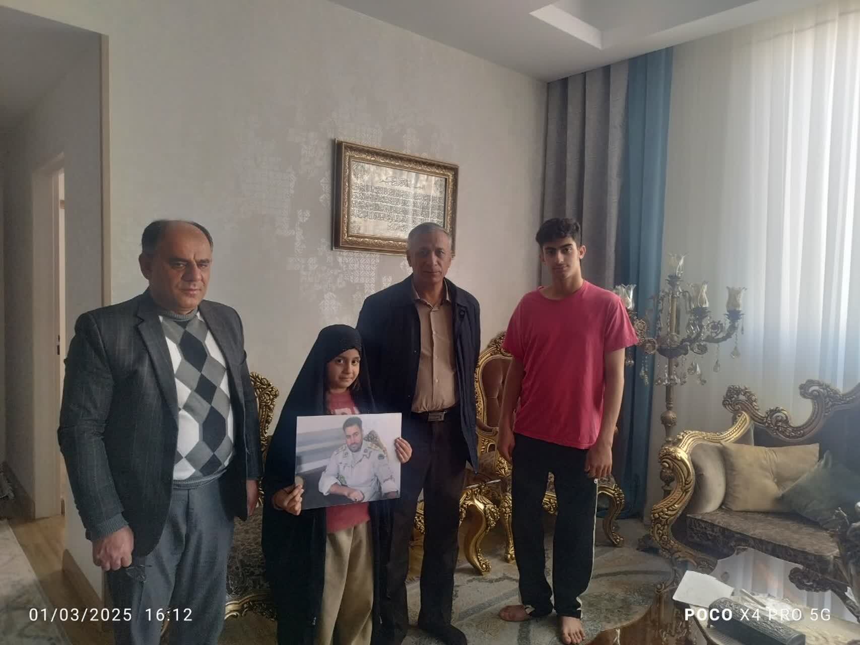 دیدار و سرکشی با تعداد 10 خانواده ایتام مستمری بگیر فراجا استان البرز