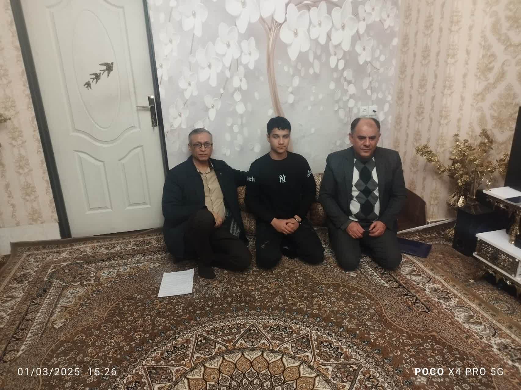 دیدار و سرکشی با تعداد 10 خانواده ایتام مستمری بگیر فراجا استان البرز