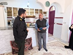 دیدار وسرکشی از خانواده متوفی آقای متین سعیدی