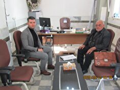 برگزاری جلسه تعاملی  رئیس دفتر کانون نقده با وکیل منتخب کانون