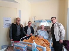 عیادت از پیشکسوت  انتظامی سرهنگ علی بریجانی درشهرستان قائمشهر