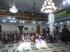 حضورمسئول کانون بازنشستگان و تعدادی از پیشکسوتان انتظامی شهرستان چالوس در مراسم ختم پیشکسوت انتظامی