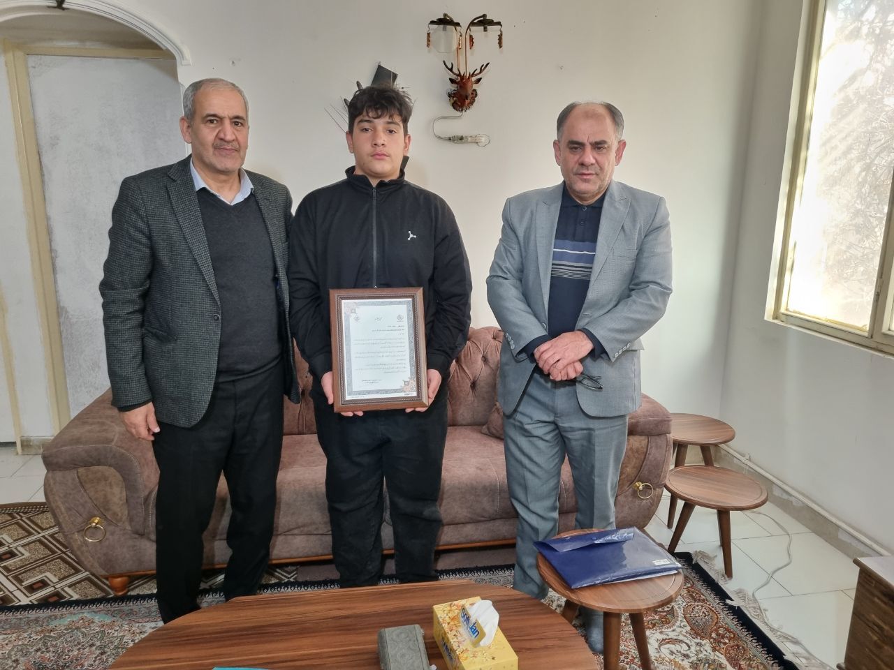 دیدار و سرکشی با تعداد 7 خانواده ایتام مستمری بگیر فراجا استان البرز