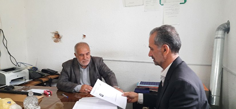بازدید رئیس کانون بازنشستگان استان آذربایجان غربی از دفتر نمایندگی شهرستان مهاباد