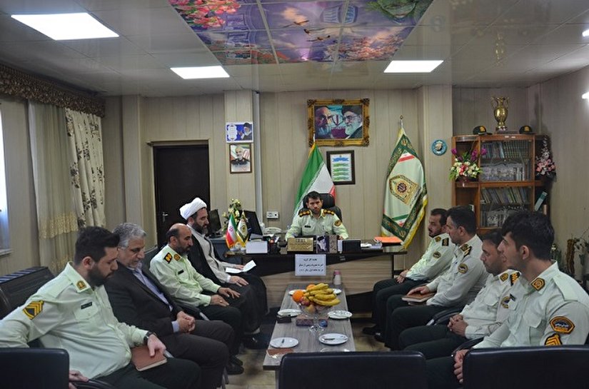 جلسه تعاملی روسای انتظامی شهرستان رودبار با مسئول دفتر نمایندگی کانون شهرستان