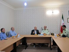 جلسه با ریاست حفا ارشد انتظامی استان اردبیل