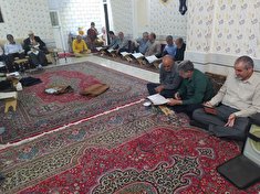 برگزاری جلسه قرائت کلام الله مجید توسط پیشکسوتان نیروهای مسلح شهرستان گناباد