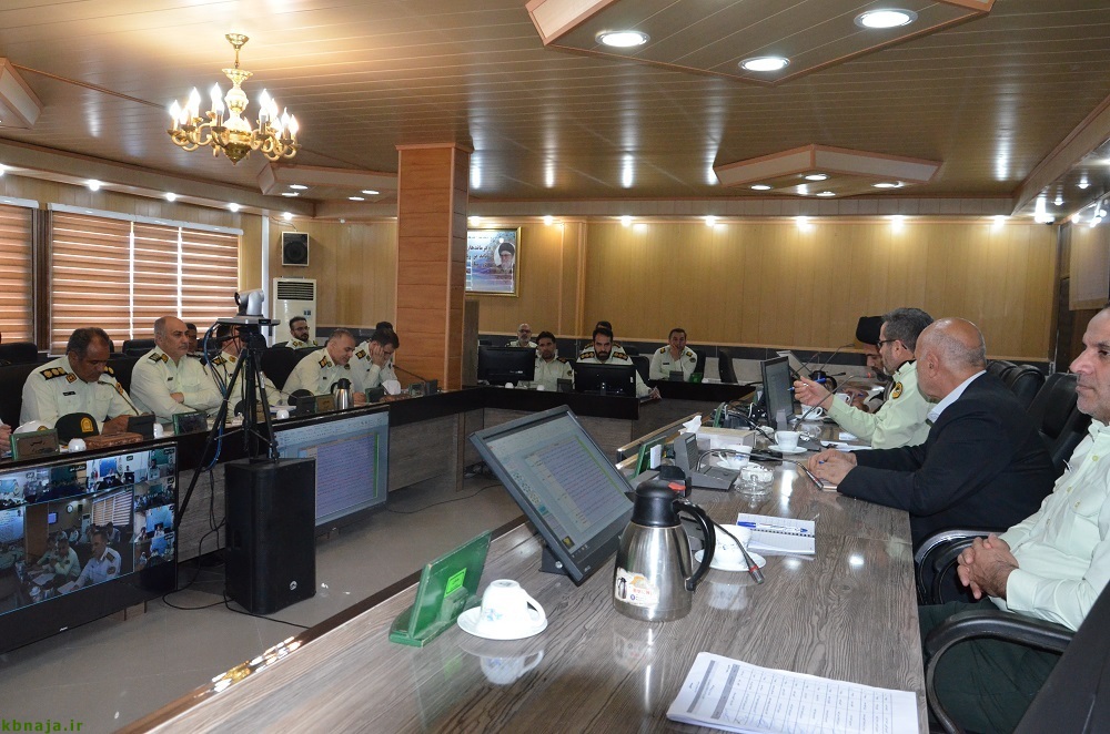 جلسه قرارگاه تابان فرماندهی انتظامی استان اردبیل