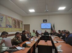 حضور رئیس کانون انتظامی استان در جلسه هماهنگی و آسیب شناسی پیشکسوتان جهاد و مقاومت