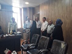 دیدار فرمانده انتظامی شهرستان گچساران با پیشکسوتان