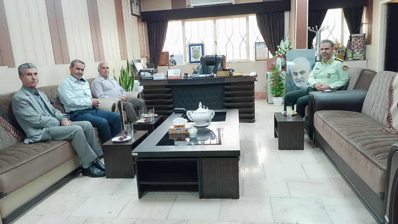 دیدار با فرمانده انتظامی شهرستان شیراز