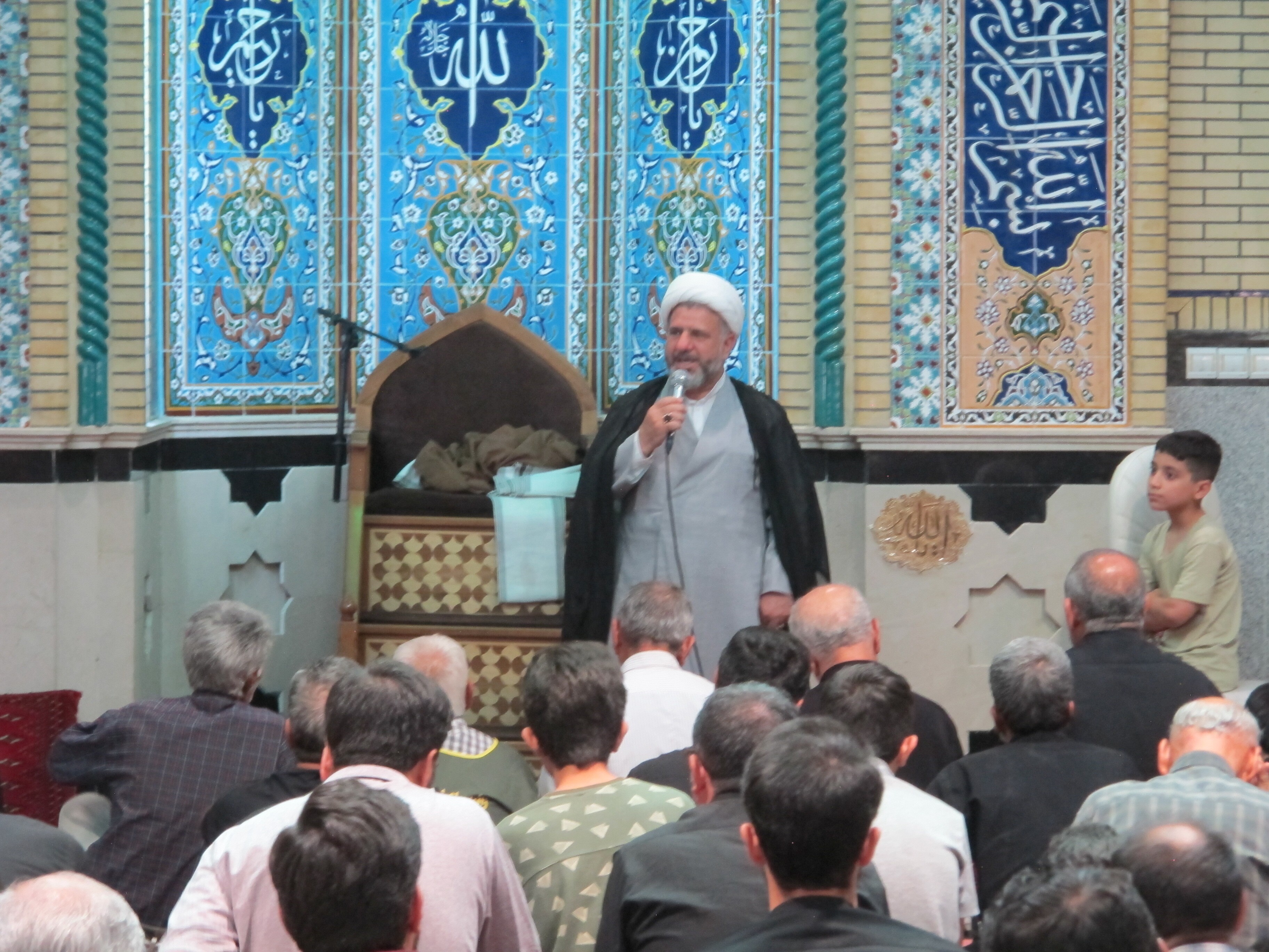 بازدید رئیس عقیدتی سیاسی استان از مواکب اربعین حسینی(ع)