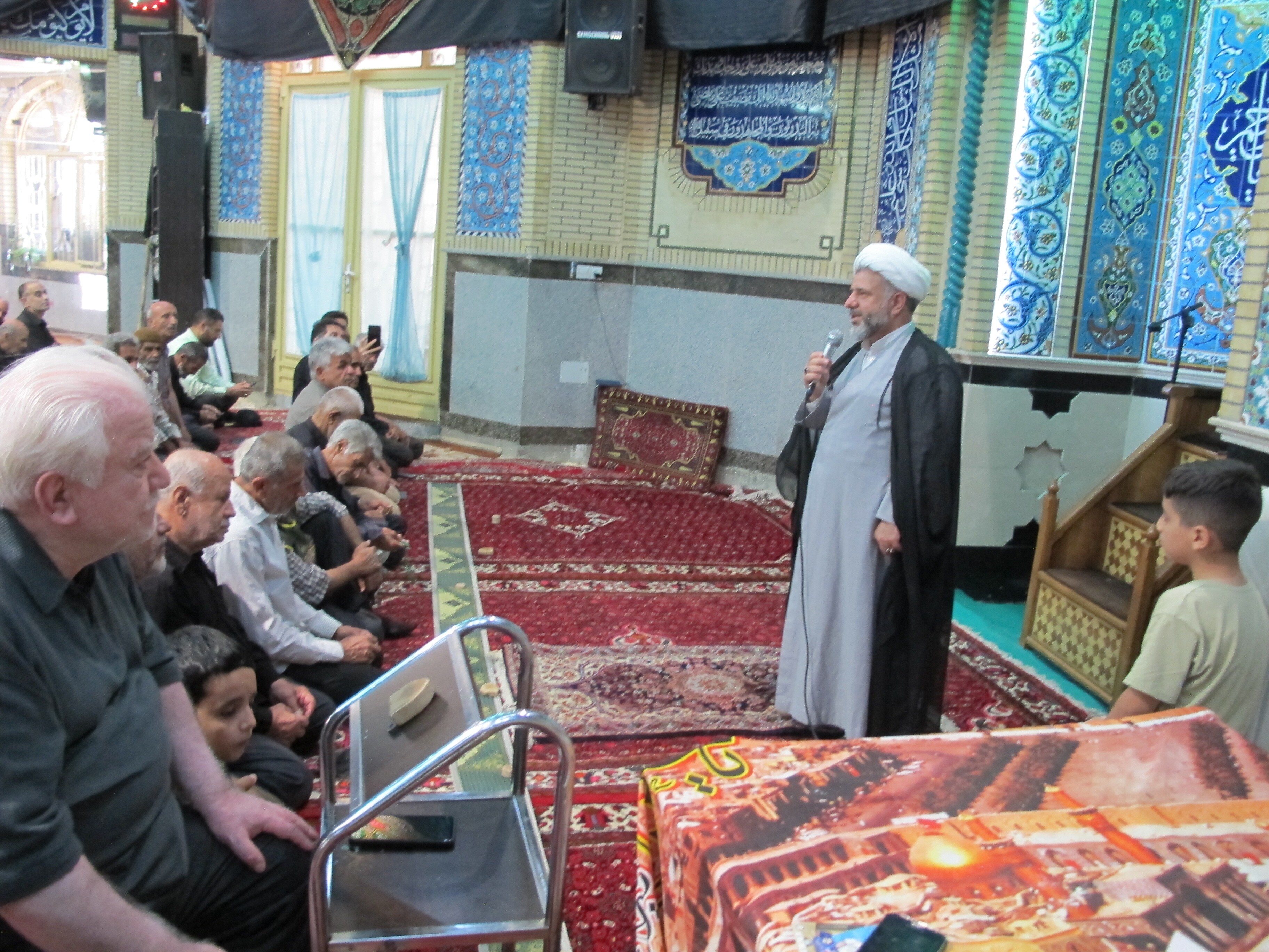 بازدید رئیس عقیدتی سیاسی استان از مواکب اربعین حسینی(ع)