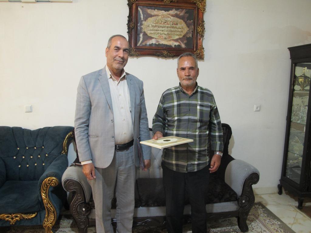 دیدار و سرکشی از 5 پیشکسوت در شهرستان اراک