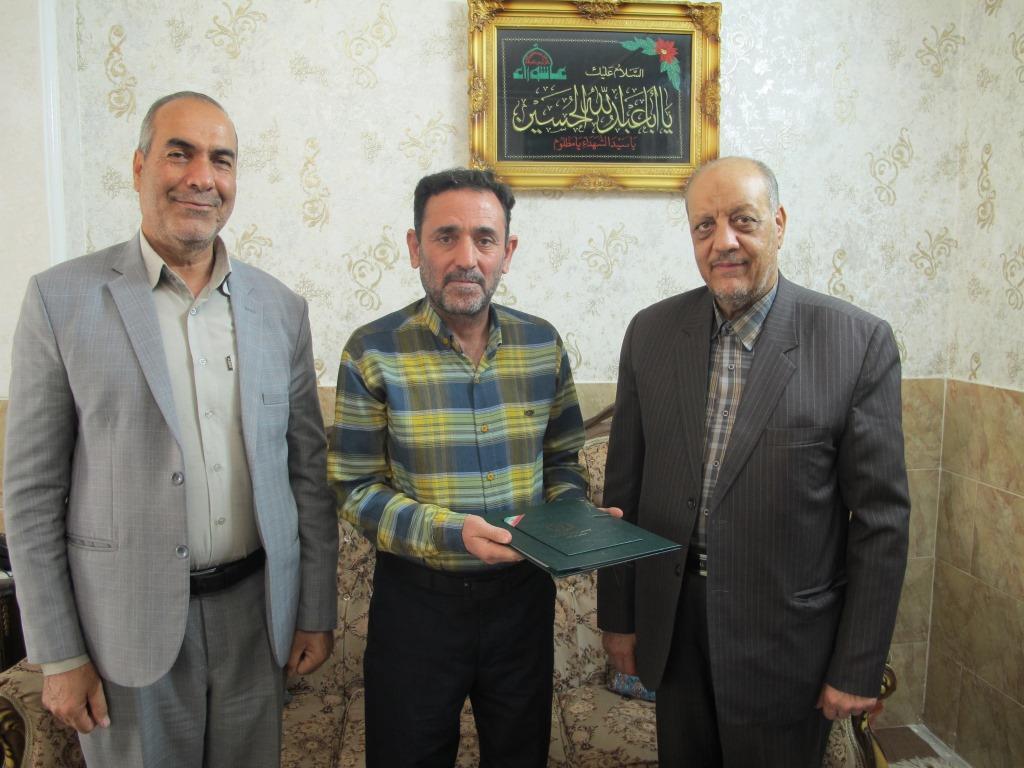 دیدار و سرکشی از 4 نفر پیشکسوت در شهرستان اراک