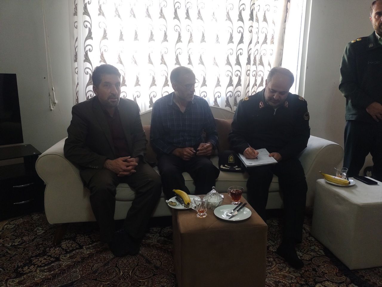 دیدار و ملاقات دستیاری فرماندهی کل انتطامی با همکار پیشکسوت علی کوکبی