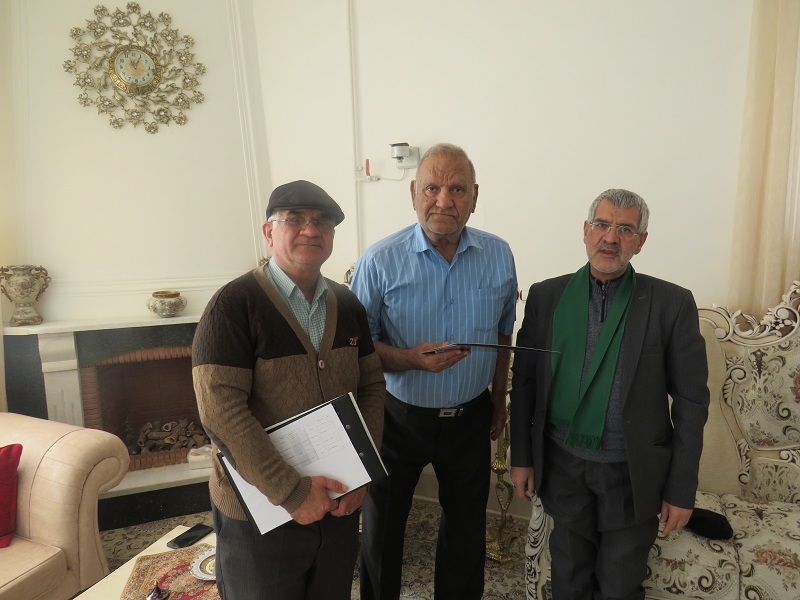 دیدار صمیمی با بازنشسته ولی محمد دیده بان