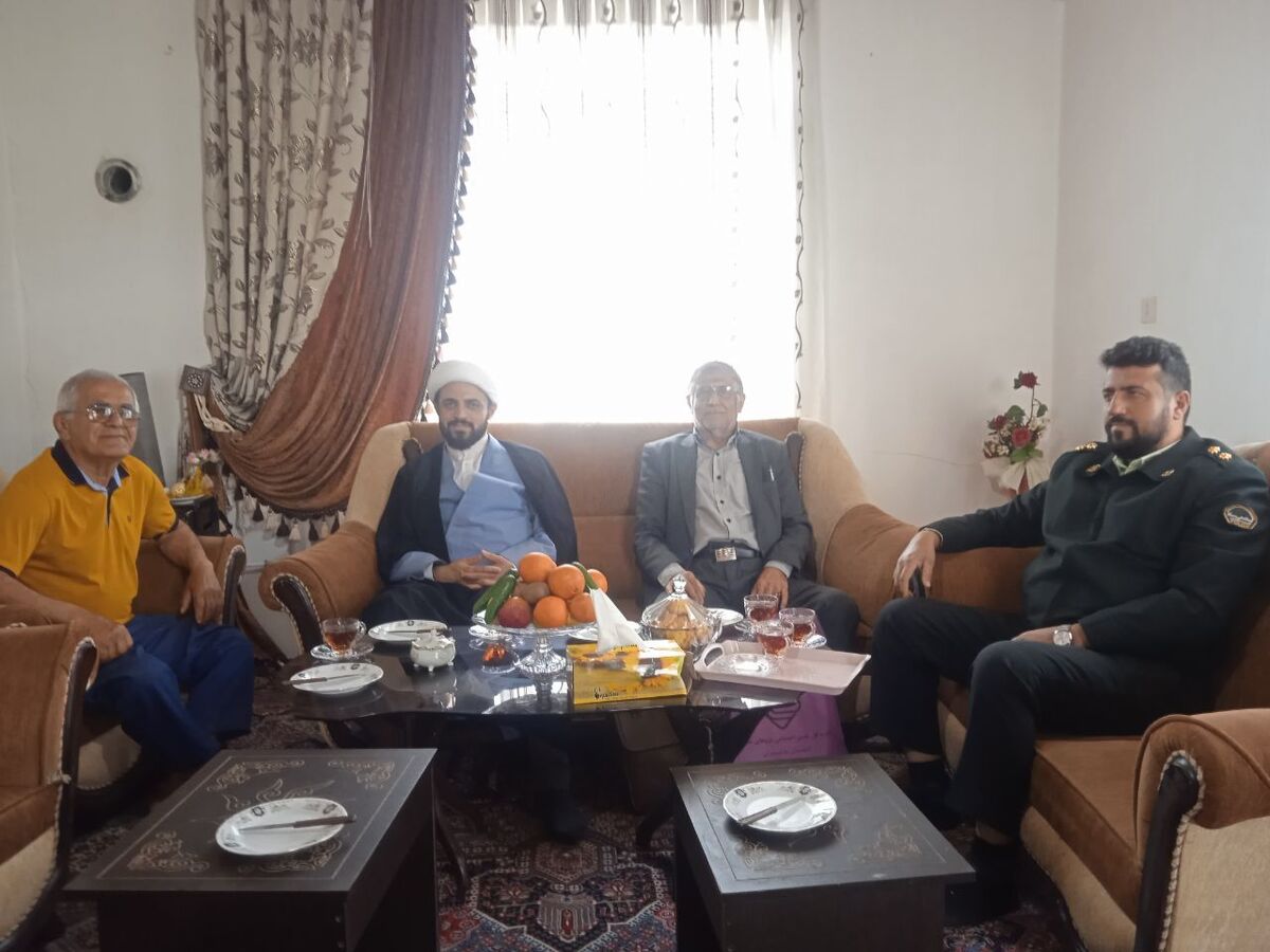 دیدار از پیشکسوت انتظامی درشهرستان سوادکوه شمالی