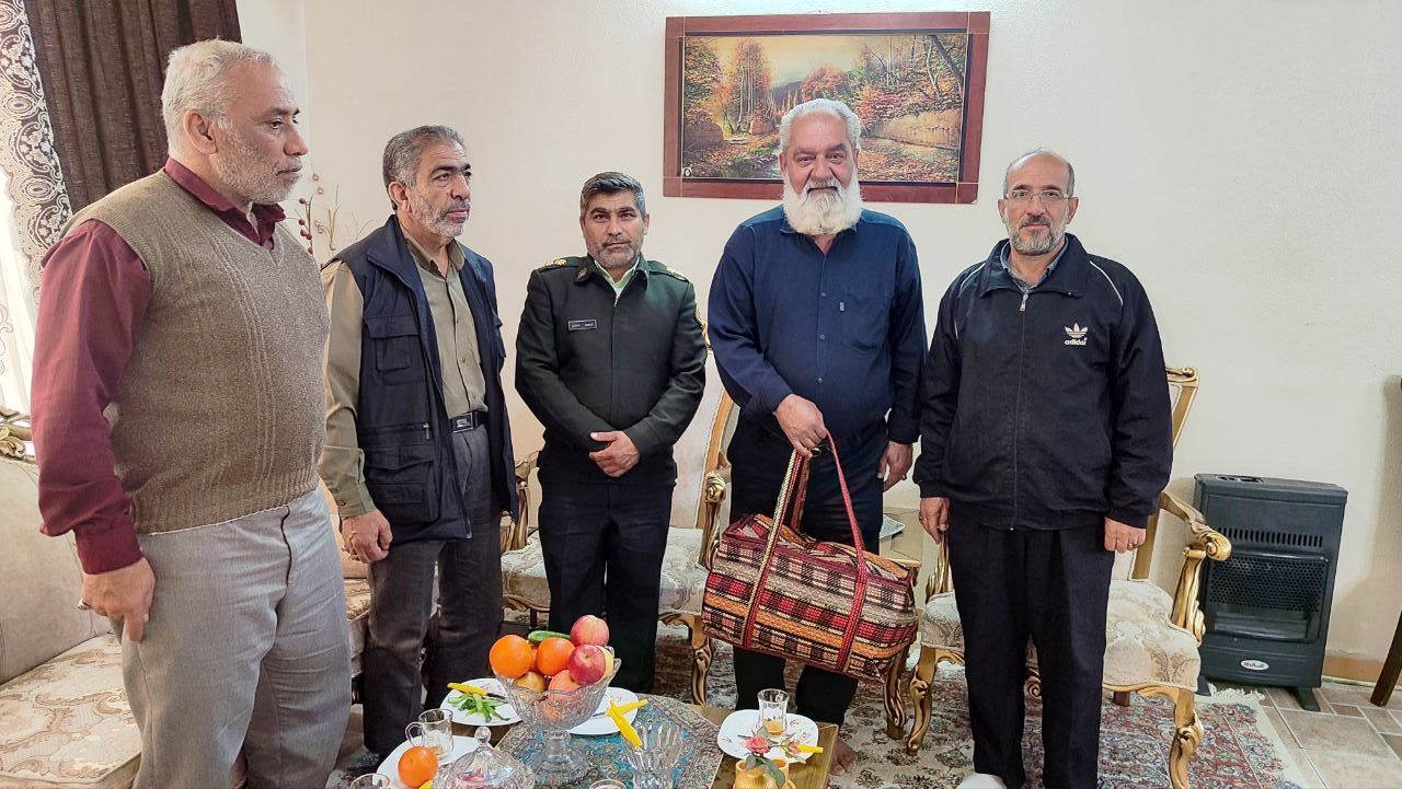 دیدار با ۲ نفر از پیشکسوتان دوران دفاع مقدس در شهرستان شاهین شهر و میمه