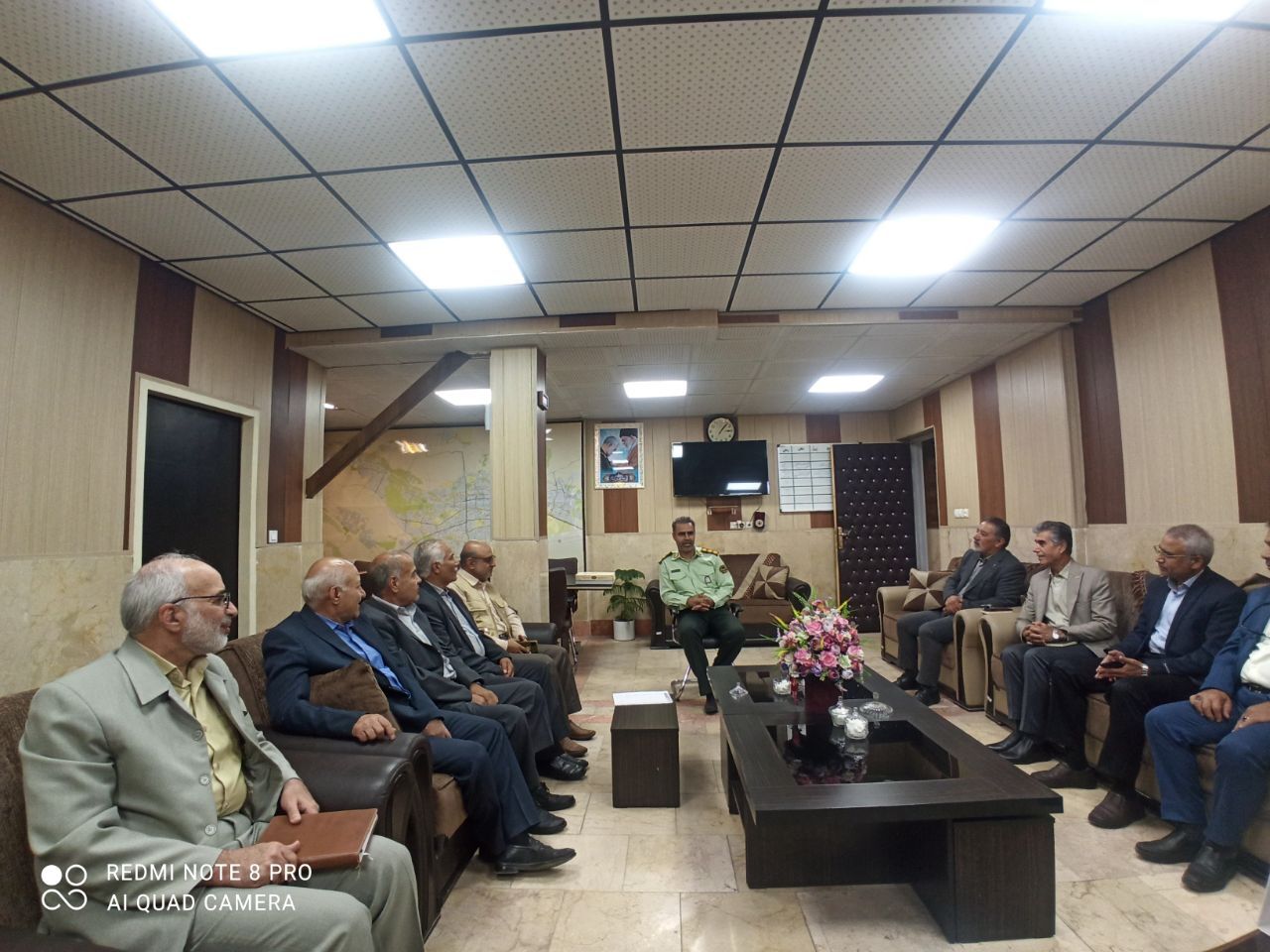 دیدار با فرمانده انتظامی شهرستان شیراز